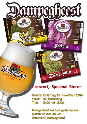 Dampegheest proeverij @ de Bierkoning